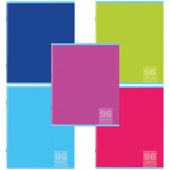 Тетрадь А5, 96 л., STAFF, скоба, клетка, офсет №2 ЭКОНОМ, обложка картон, &laquo;Monochrome&raquo; (микс в спайке), 404442