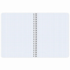 Тетрадь А5 120 л. BRAUBERG, гребень, клетка, обложка картон, &laquo;LINE&raquo; (микс в спайке), 404446