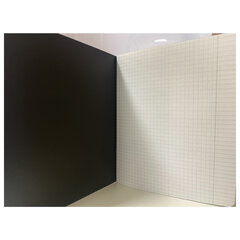 Тетрадь А5, 48 л., ПЗБМ, скоба, клетка, Soft Touch, брайль 3D, &laquo;БлэкТач&raquo;, 028831