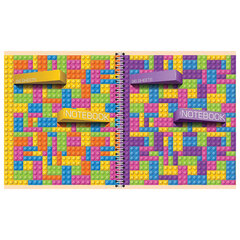 Тетрадь А5, 96 л., ПЗМБ, гребень, клетка/<wbr/>линия, TWIN лак, перевёртыш (4 обложки), &laquo;Легко!&raquo;, 028541