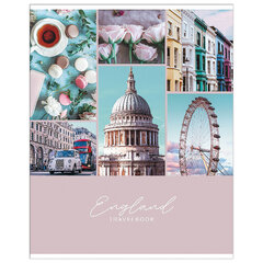 Тетрадь А5, 48 л., HATBER-ECO скоба, офсет №2 ЭКОНОМ, клетка, обложка мелованная бумага, &laquo;Travelbook&raquo;, 075793