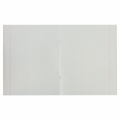 Тетрадь А5, 48 л., HATBER-ECO скоба, офсет №2 ЭКОНОМ, клетка, обложка мелованная бумага, &laquo;Фиолетовая&raquo;, 075727