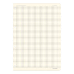 Сменный блок для тетради на кольцах БОЛЬШОЙ ФОРМАТ А4 120 л., BRAUBERG, ПОВЫШЕННОЙ ПЛОТНОСТИ, кремовый, 404517