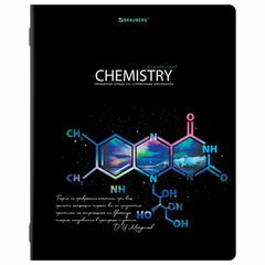 Тетрадь предметная &laquo;СИЯНИЕ ЗНАНИЙ&raquo; 48 л., глянцевый лак, ХИМИЯ, клетка, BRAUBERG, 404531