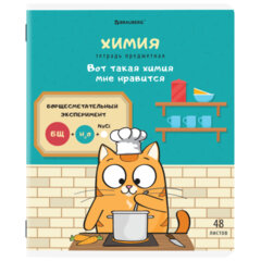 Тетради предметные, КОМПЛЕКТ 12 ПРЕДМЕТОВ, 48 л., TWIN-лак, BRAUBERG, &laquo;КОТ-ЭНТУЗИАСТ&raquo;, 404609