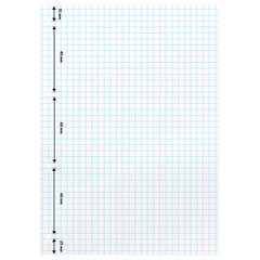 Сменный блок для тетради на кольцах А5, 80 л., BRAUBERG, &laquo;Белый&raquo;, 404612