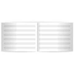 Тетрадь для нот А5, 24 л., обложка мелованный картон, горизонтальная, на скобе, BRAUBERG, &laquo;Музыка&raquo;, 404639