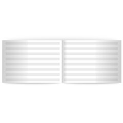 Тетрадь для нот А4, 24 л., обложка мелованный картон, горизонтальная, на скобе, BRAUBERG, &laquo;Классика&raquo;, 404640