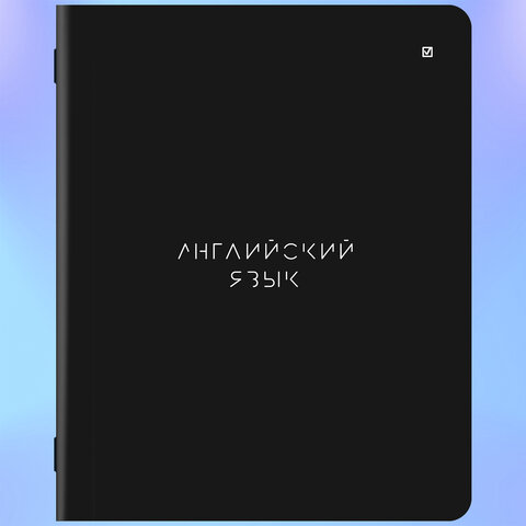 Тетради предметные, КОМПЛЕКТ 12 ПРЕДМЕТОВ, MINIMAL, 48л, матовая ламинация, BRAUBERG, 404831