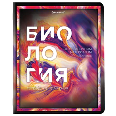 Тетради предметные, КОМПЛЕКТ 12 ПРЕДМЕТОВ, 48 л., глянцевый УФ-лак, BRAUBERG, &laquo;LIQUID MARBLE&raquo;, 404837
