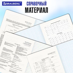 Тетради предметные, КОМПЛЕКТ 12 ПРЕДМЕТОВ, 48 л., матовая ламинация, лак, BRAUBERG, "BRIGHT COLOURS", 404838
