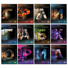 Тетради предметные, КОМПЛЕКТ 12 ПРЕДМЕТОВ, 48 л., обложка картон, BRAUBERG, &laquo;КЛАССИКА SCIENCE&raquo;, 404843