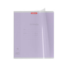 Тетрадь обложка пластик, 18 л. клетка, ERICH KRAUSE, &laquo;CoverPro&raquo;, микс в спайке, 56356