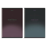 Тетради ДЭК А4 96 л. КОМПЛЕКТ 2 шт. BRAUBERG гребень, клетка, SoftTouch, "Peaceful", 404875