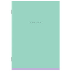 Тетради ДЭК А4 96 л. КОМПЛЕКТ 3 шт. BRAUBERG скоба, клетка, матовая ламинация, &laquo;Minimal Pastel&raquo;, 404889