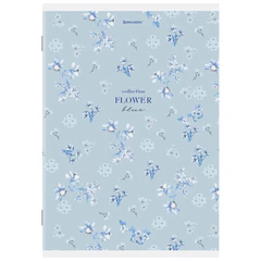 Тетради ДЭК А4 96 л. КОМПЛЕКТ 3 шт. BRAUBERG скоба, клетка, матовая ламинация, &laquo;Pastel Flowers&raquo;, 404892