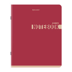 Тетради ДЭК А5 48 л. КОМПЛЕКТ 5 шт. BRAUBERG скоба, клетка, SoftTouch, &laquo;NoteColor&raquo;, 404910