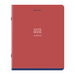 Тетради ДЭК А5 48 л. КОМПЛЕКТ 5 шт. BRAUBERG скоба, клетка, SoftTouch, &laquo;NoteBookMono&raquo;, 404911