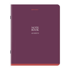 Тетради ДЭК А5 48 л. КОМПЛЕКТ 5 шт. BRAUBERG скоба, клетка, SoftTouch, &laquo;NoteBookMono&raquo;, 404911