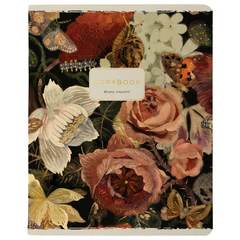 Тетрадь А5 48 л. BRUNO VISCONTI скоба, клетка, Soft Touch, фольга, &laquo;BLOOM FLOWERS&raquo; (5 видов), 7-48-1277