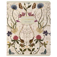 Тетрадь А5 48 л. BRUNO VISCONTI скоба, клетка, Soft Touch, фольга, &laquo;BLOOM FLOWERS&raquo; (5 видов), 7-48-1277