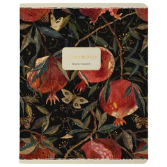 Тетрадь А5 48 л. BRUNO VISCONTI скоба, клетка, Soft Touch, фольга, &laquo;BLOOM FLOWERS&raquo; (5 видов), 7-48-1277