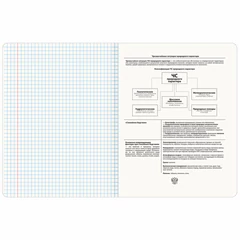 Тетрадь предметная ДАТЫ 48 л., TWIN-лак, ОБиЗР, клетка, подсказ, BRAUBERG, 405134