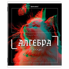 Тетради предметные, КОМПЛЕКТ 12 ПРЕДМЕТОВ, 48 л., глянцевый УФ-лак, BRAUBERG &laquo;GLITCH&raquo;, 405170