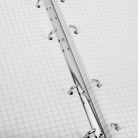 Тетрадь на кольцах БОЛЬШАЯ А4, 240х310 мм, 120 л., под кожу, BRAUBERG VISTA, "Bloom", 405205 - фото 6