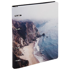 Тетрадь на кольцах А5, 175&times;215 мм, 120 л., под кожу, BRAUBERG VISTA, &laquo;Esthetics&raquo;, 405208