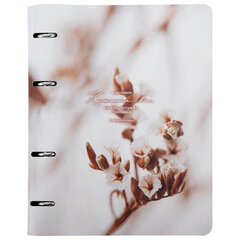 Тетрадь на кольцах А5, 175&times;215 мм, 120 л., под кожу, BRAUBERG VISTA, &laquo;Elegant&raquo;, 405211