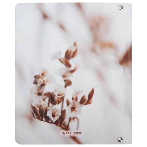 Тетрадь на кольцах А5, 175х215 мм, 120 л., под кожу, BRAUBERG VISTA, "Elegant", 405211