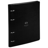 Тетрадь на кольцах А5, 175х215 мм, 120 л., под кожу, BRAUBERG VISTA, "Rhythm", 405213