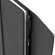 Тетрадь на кольцах А5, 180х220 мм, 120 л., под кожу, клапан, разделители, BRAUBERG SMART, черный, 405249