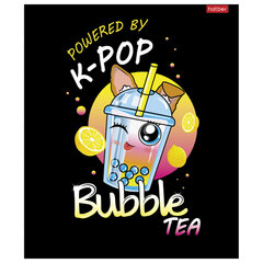 Тетрадь А5, 48 л., HATBER скоба, клетка, глянцевая ламинация, &laquo;Bubble tea&raquo; (микс в спайке), 089457