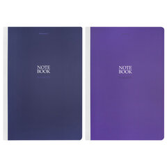 Тетради ДЭК А4 96 л. КОМПЛЕКТ 2 шт., BRAUBERG, на сшивке с корешком, клетка, &laquo;Моноколор&raquo;, 405297