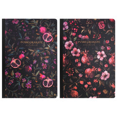 Тетради ДЭК А4 96 л. КОМПЛЕКТ 2 шт., BRAUBERG, на сшивке с корешком, клетка, &laquo;Гранаты&raquo;, 405300