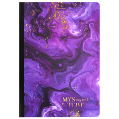 Тетрадь ДЭК А4 96 л. BRAUBERG на сшивке с корешком, клетка, &laquo;Мрамор&raquo;, 405303