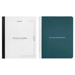 Тетради ДЭК А5 96 л. КОМПЛЕКТ 2 шт., BRAUBERG, на сшивке с корешком, клетка, &laquo;Vintage&raquo;, 405307