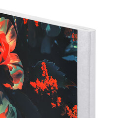 Тетради ДЭК А5 96 л. КОМПЛЕКТ 2 шт., BRAUBERG, на сшивке с корешком, клетка, &laquo;Flowers&raquo;, 405311