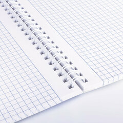 Тетрадь А4, 96 л., BRAUBERG, гребень, клетка, матовая ламинация, &laquo;Ритм&raquo; (микс в спайке), 405321