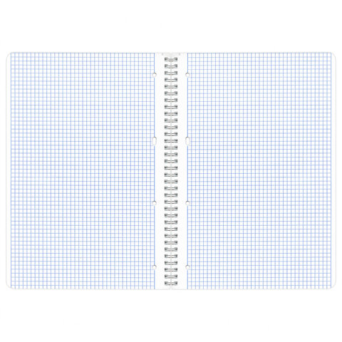 Тетрадь А4, 96 л., BRAUBERG, гребень, клетка, матовая ламинация, "Ритм" (микс в спайке), 405321 - фото 2