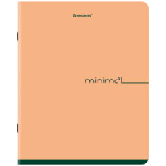 Тетрадь А5, 48 л., BRAUBERG, скоба, клетка, SoftTouch, &laquo;Минимал_Цвет&raquo;, (микс в спайке), 405329