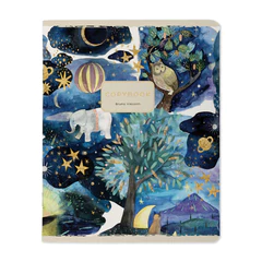 Тетрадь А5 48 л. BRUNO VISCONTI скоба, клетка, Soft Touch, фольга, &laquo;FAUNA&raquo; (5 видов), 7-48-1365