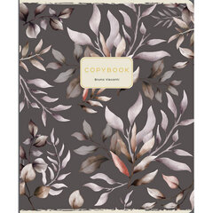 Тетрадь А5, 48 л. BRUNO VISCONTI, скоба, клетка, Soft-Touch, фольга, &laquo;FLORAL PATTERN&raquo; (5 видов), 7-48-1371
