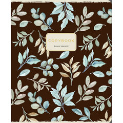 Тетрадь А5, 48 л. BRUNO VISCONTI, скоба, клетка, Soft-Touch, фольга, &laquo;FLORAL PATTERN&raquo; (5 видов), 7-48-1371