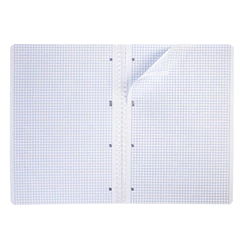 Тетрадь А4 80 л., HATBER, гребень, клетка, матовая ламинация, &laquo;Floral collection&raquo; (микс в спайке), 082972
