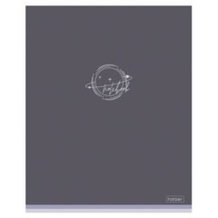 Тетрадь А5 48 л., HATBER скоба, клетка, Soft-touch ламинация, &laquo;Лаконично&raquo; (микс в спайке), 090520