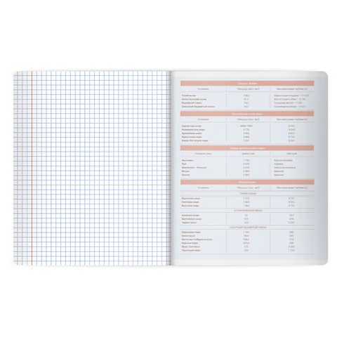 Тетрадь предметная MonoPastel 48 л., пластиковая обложка, ГЕОГРАФИЯ, клетка, подсказ, BRAUBERG, 405505 - фото 4