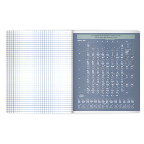 Тетрадь предметная MonoPastel 48 л., пластиковая обложка, ХИМИЯ, клетка, подсказ, BRAUBERG, 405512 - фото 4